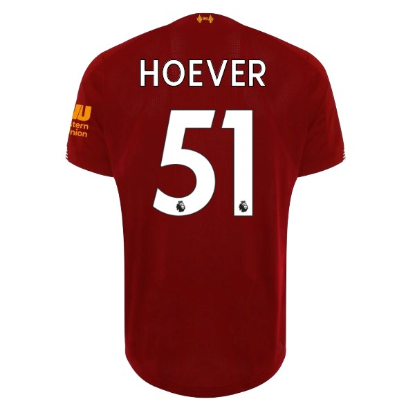 Camiseta Liverpool NO.51 Hoever Replica Primera Ropa 2019/20 Rojo